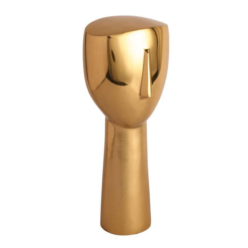 Half Face Showpiece - Gold media 4