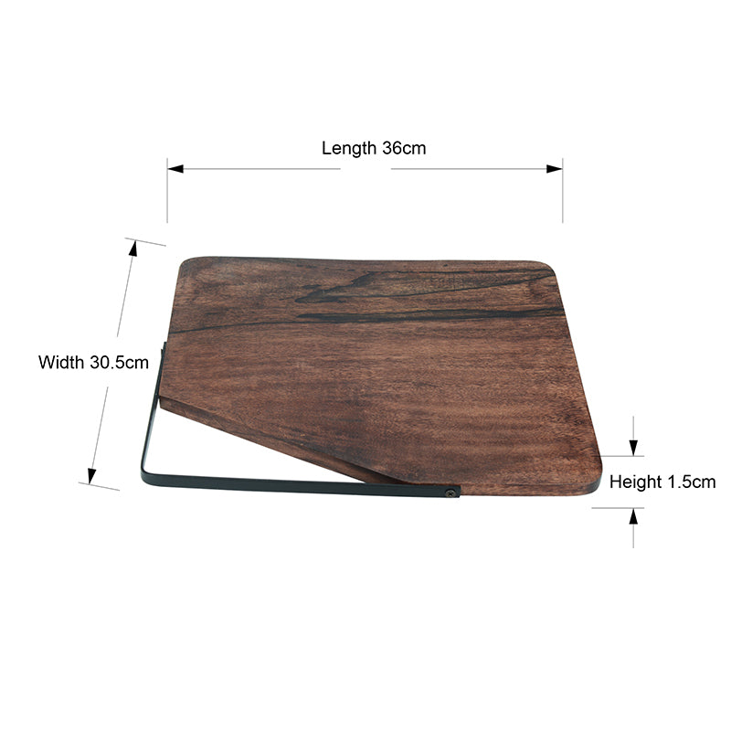 Timber Edge Wood & Iron Chopping Board media 6