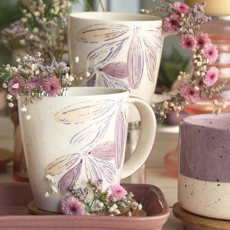 Purplicious Ceramic Coffee Mug (300 mL Each) - Set of Two media 1