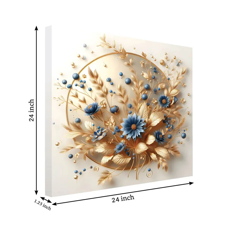 Florae Fimi Floral Canvas Wall Painting media 5