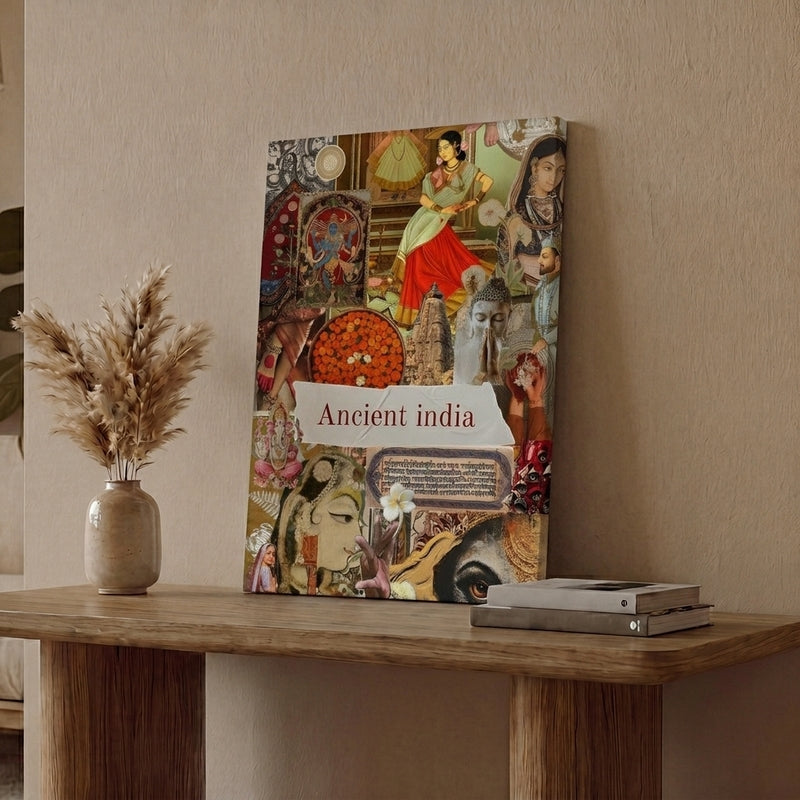 Ancient India Canvas Wall Art