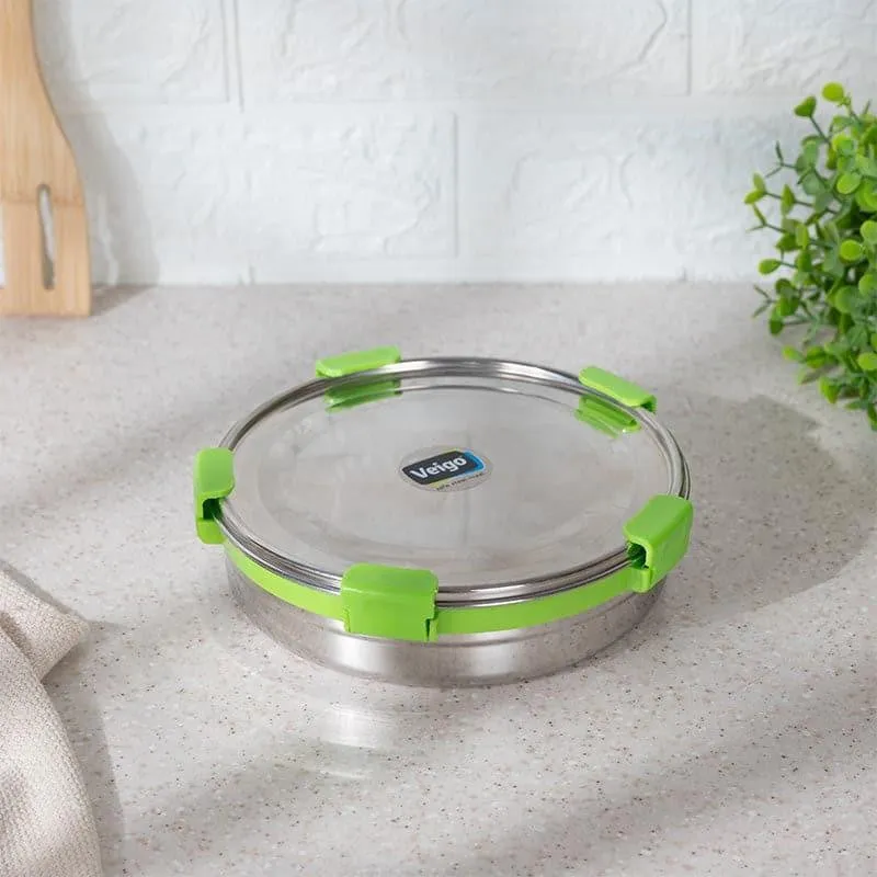 Clip Lock Lunch Box (875 mL) - Green media 1