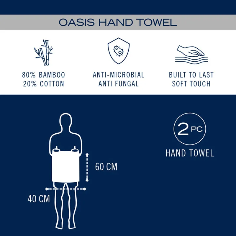 Nautica Oasis Hand Towel (Mint) - Set Of Two media 6