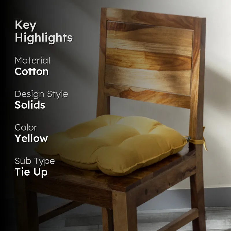 Sylvia Chair Pad (Mustard Yellow) - Set Of Four media 2