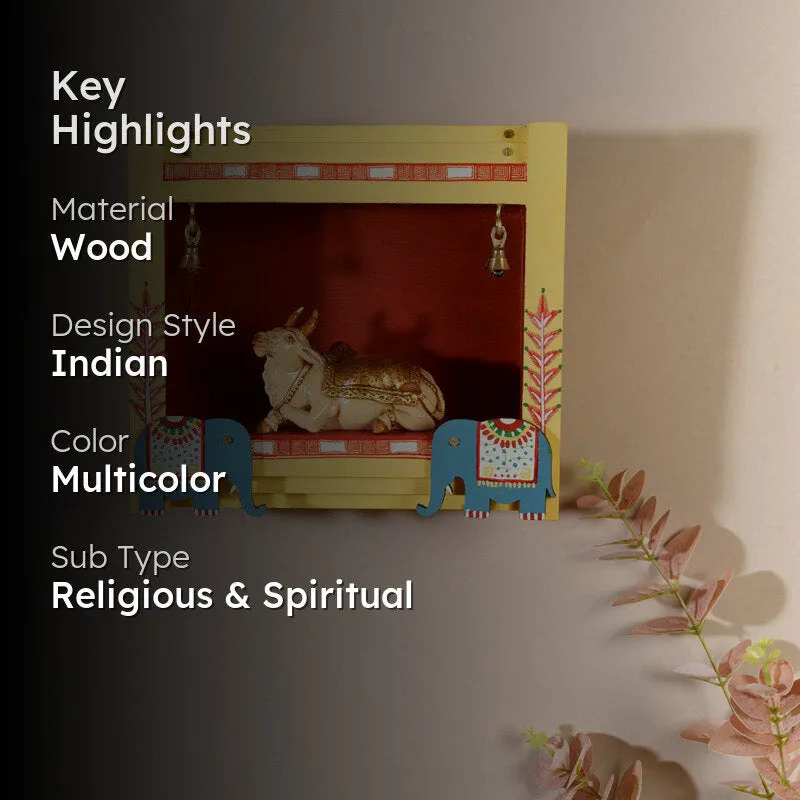 Anandira Handcrafted Jharokha Wooden Wall Accent media 2