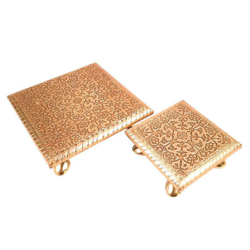 Praarthna Pooja Chowki - Set Of Two media 9