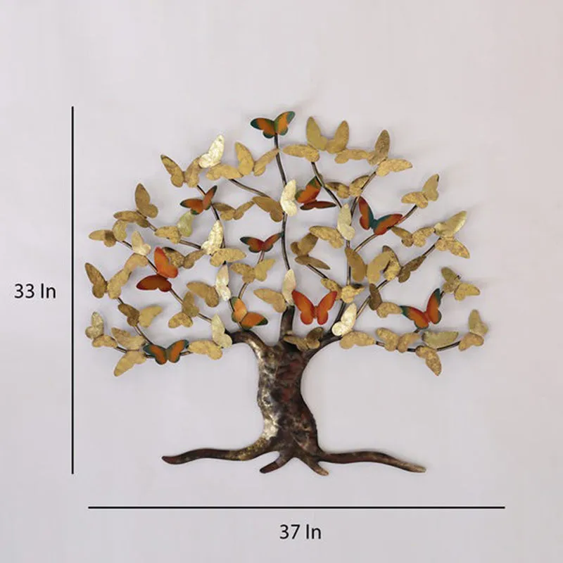 Butterfly Tree Iron Wall Accent media 7