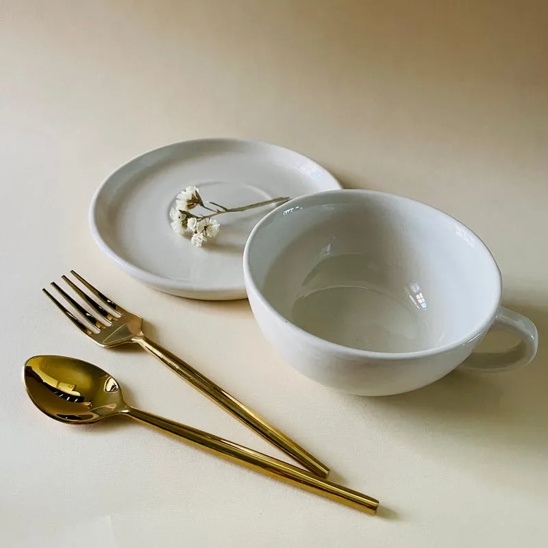 Carsten Cup & Saucer (Cream) - 300 mL media 5