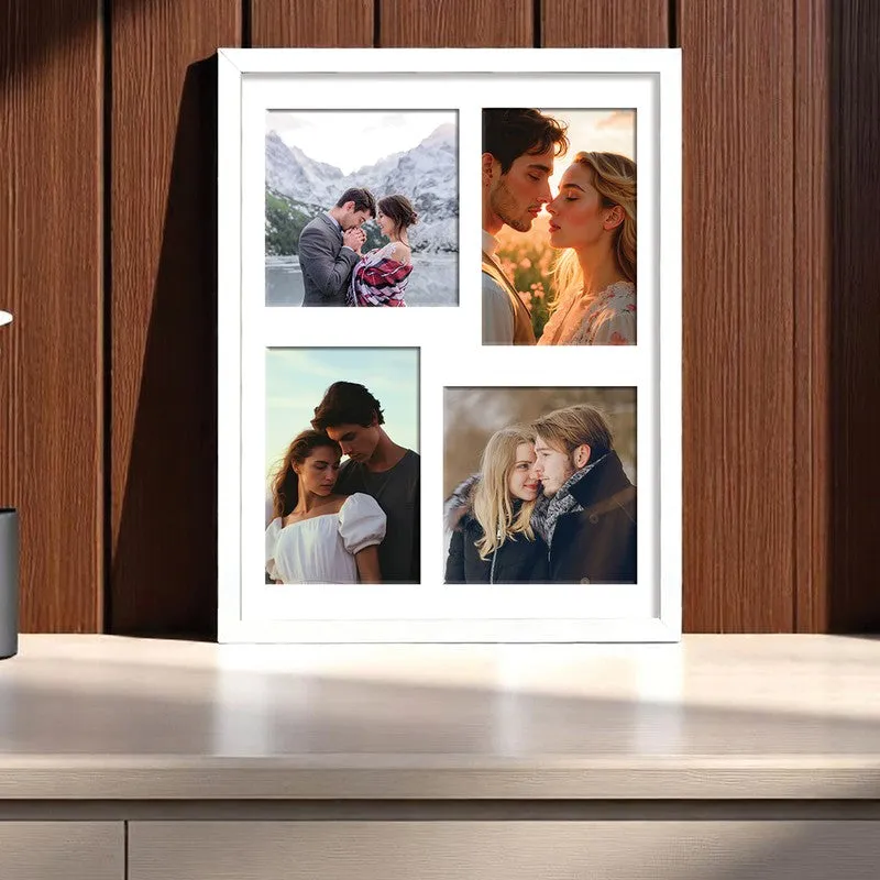 Nostara Collage Photo Frame - White media 1