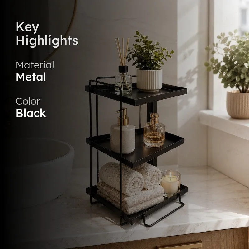 Aqua Tier Metal Racks - Black media 2