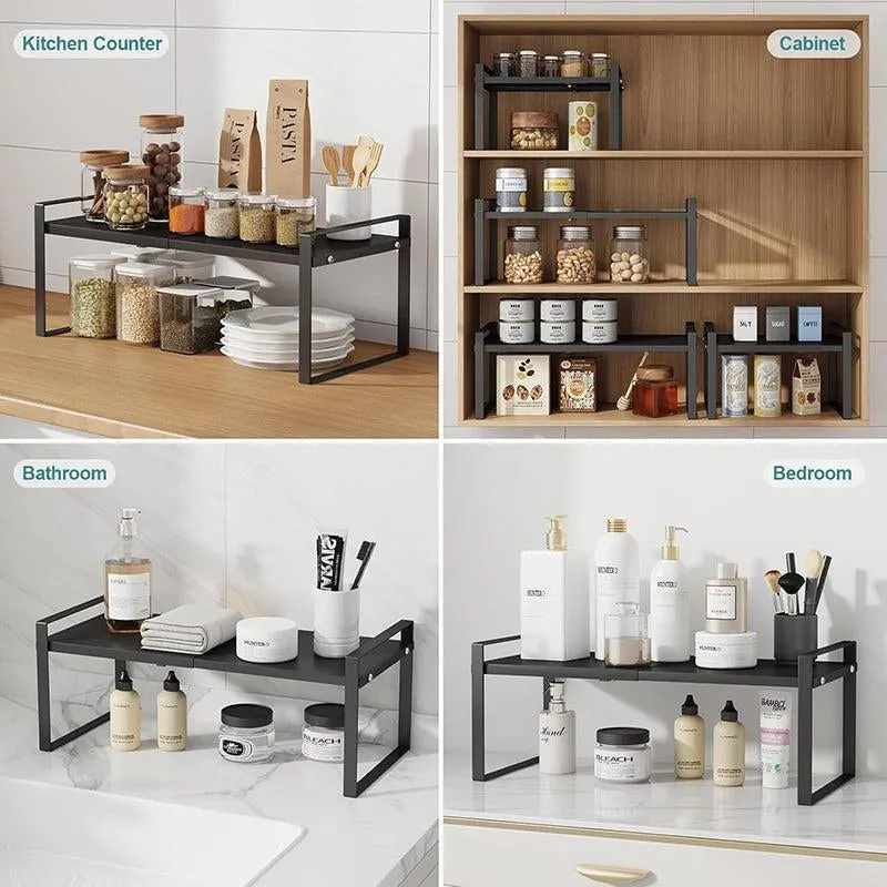 Noro Carbon Steel Expandable Countertop Storage Rack media 7