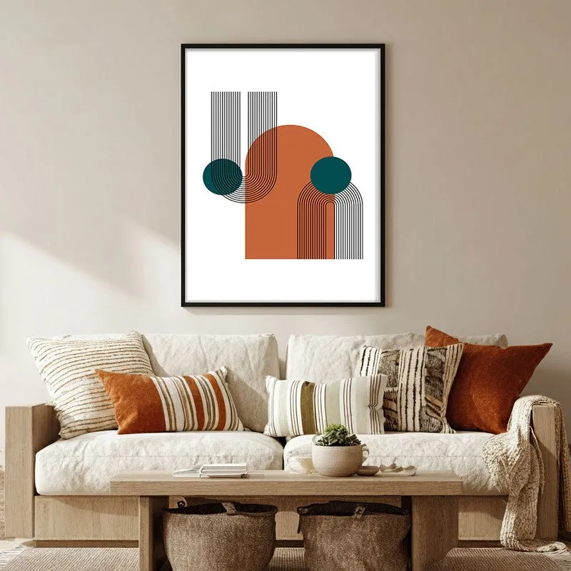 Zenith Canvas Wall Painting With Black Frame media 3