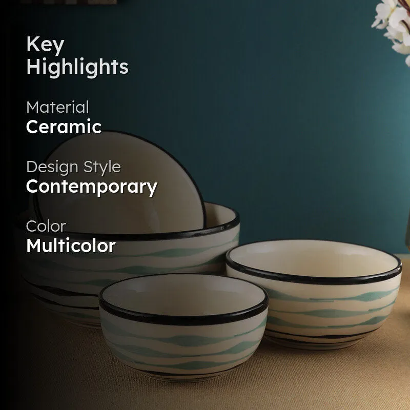 Sitara Serving Bowl (1L/750 mL/500 mL/350 mL) - Set Of Four media 2