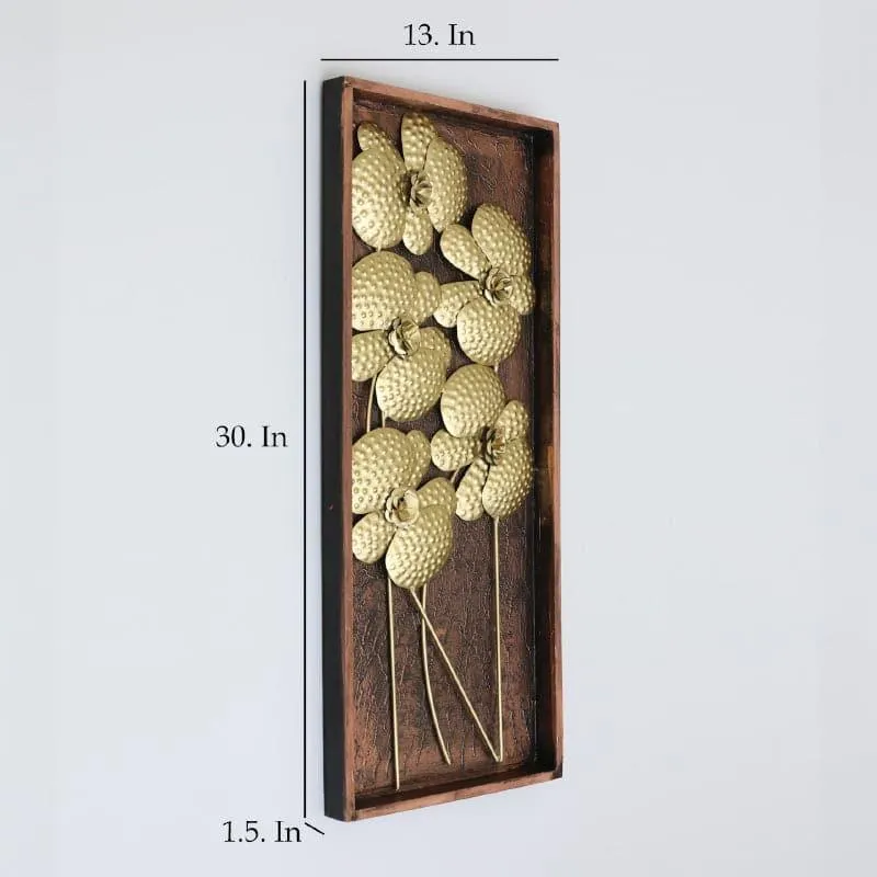 Croda Floral Metal Wall Accent media 4