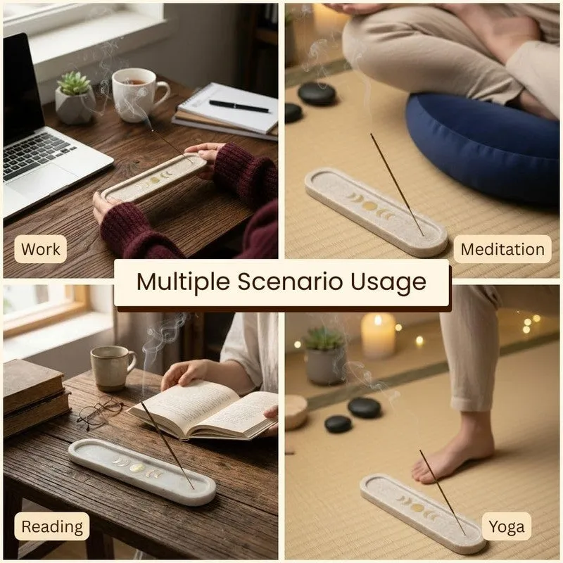 Varishta Marble Incense Holder media 5