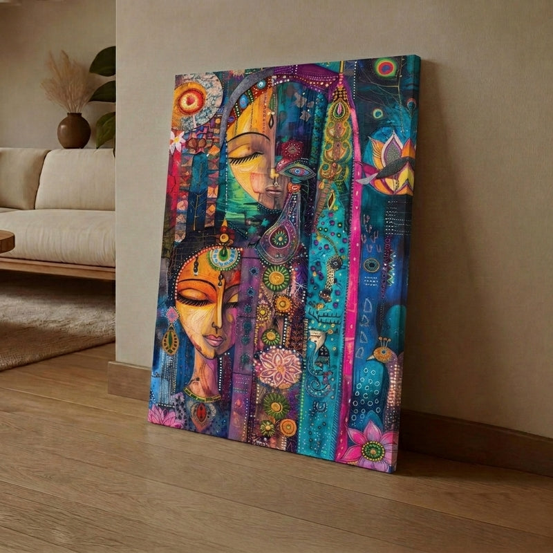 Abstract Persona Canvas Wall Art