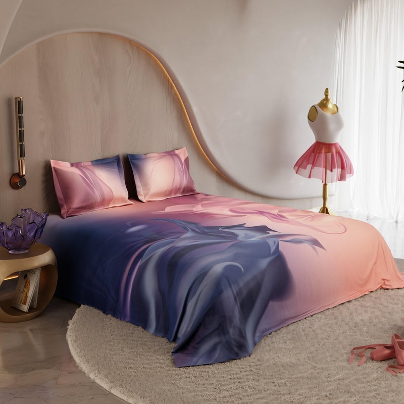 Sunset Stage Pure Cotton Bedsheets - 150 TC