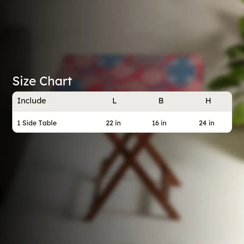 India Circus Wood Heritage Folding Side Table media 8