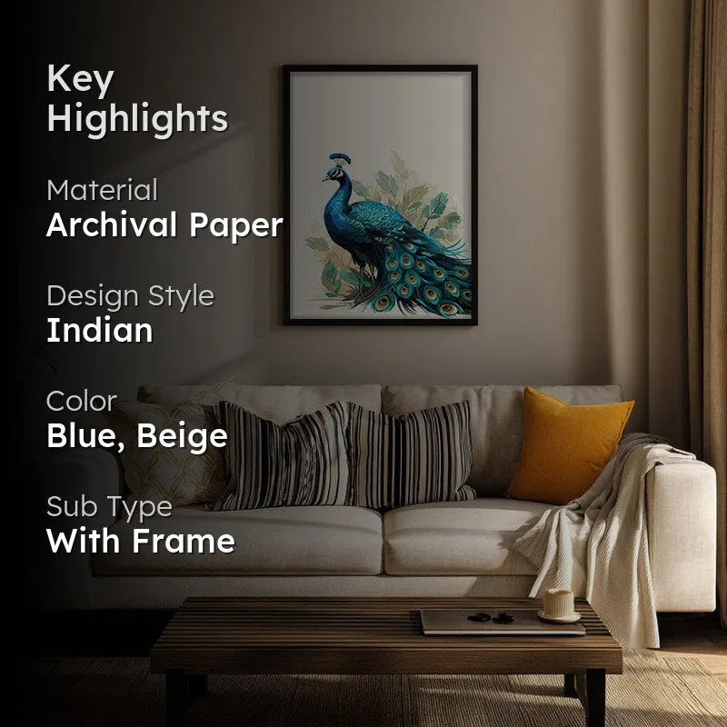 Mayura Lush Archival Paper Wall Art With Frame media 2