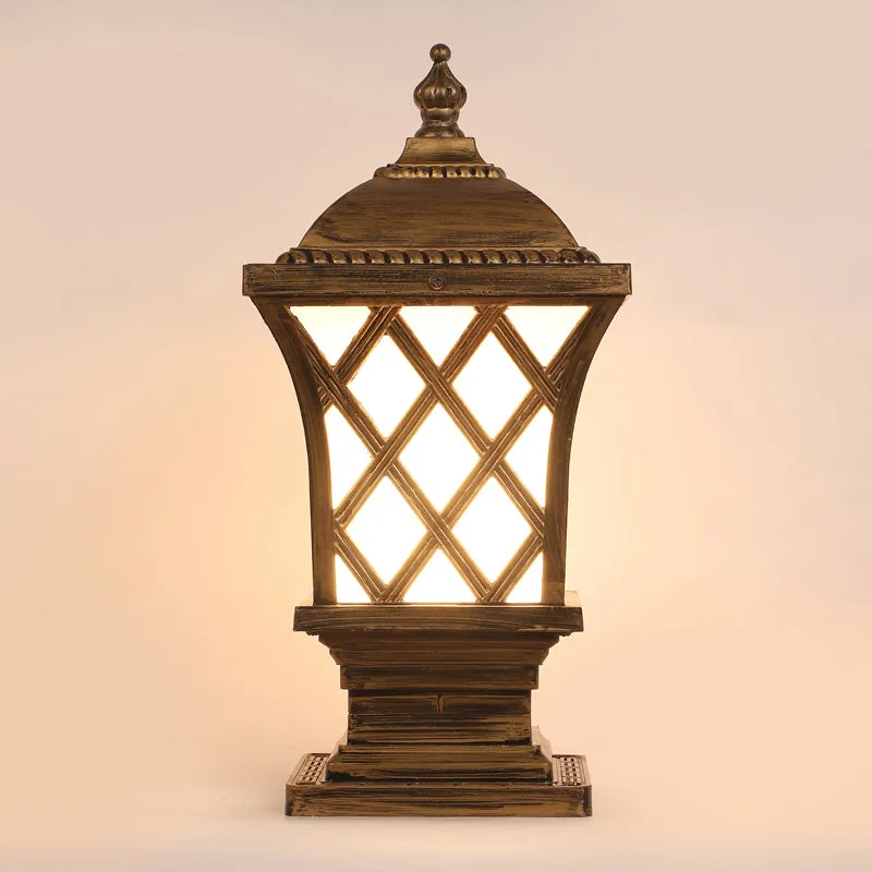 Vintage Outdoor Lamp-Gold media 6
