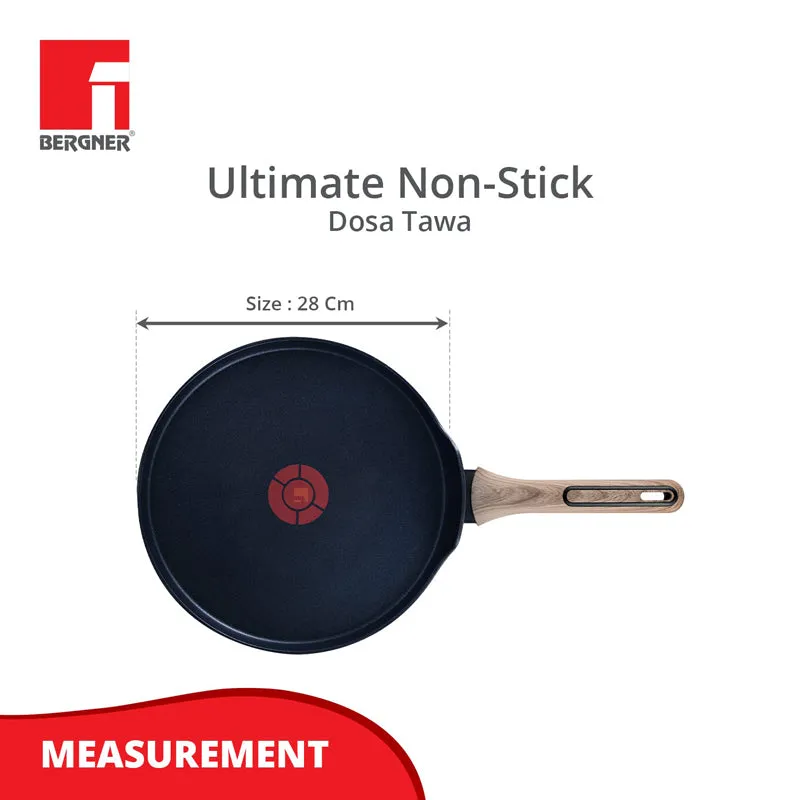 Bergner Ultimate Marble Non-Stick Dosa Tawa - 30 cm media 8