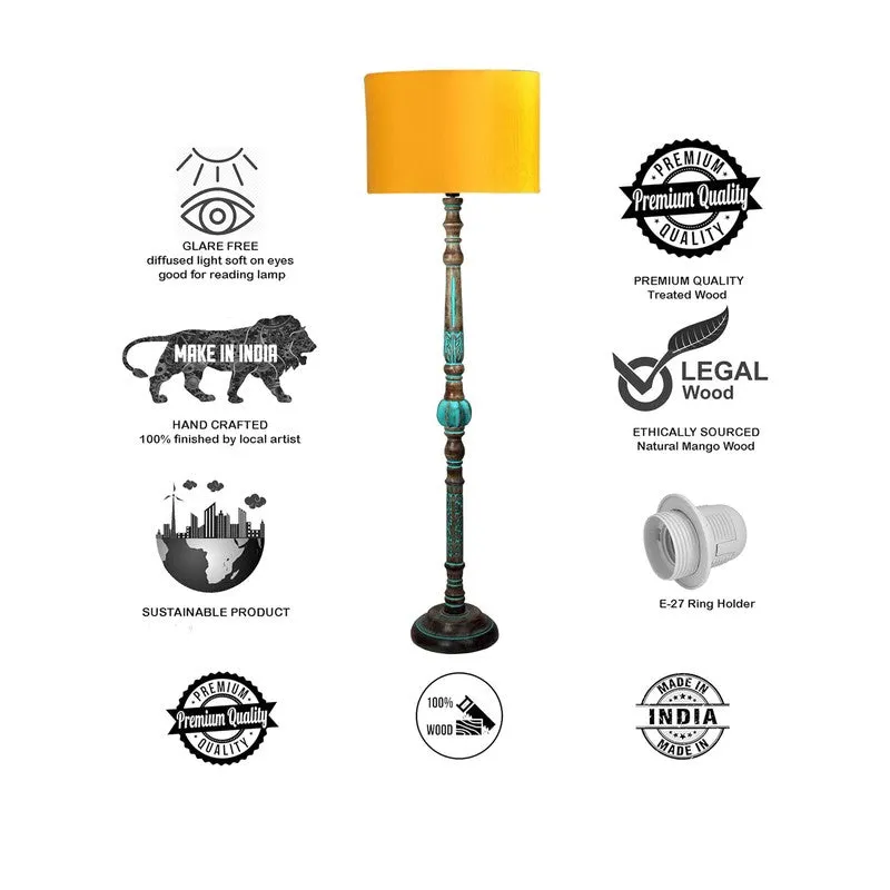 HaloCylinder Light Floor Lamp (Yellow) media 7