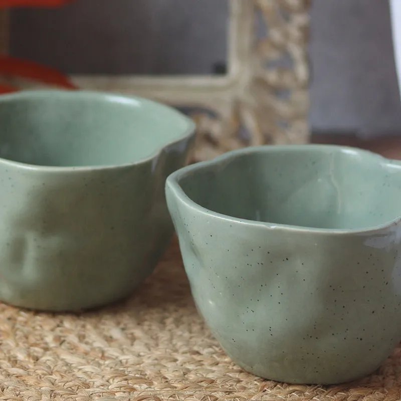 Oneira Ceramic Snack Bowl (Green) - 300 mL media 5