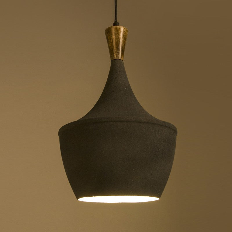 Orange Tree Gris Mango Wood Ceiling Lamp