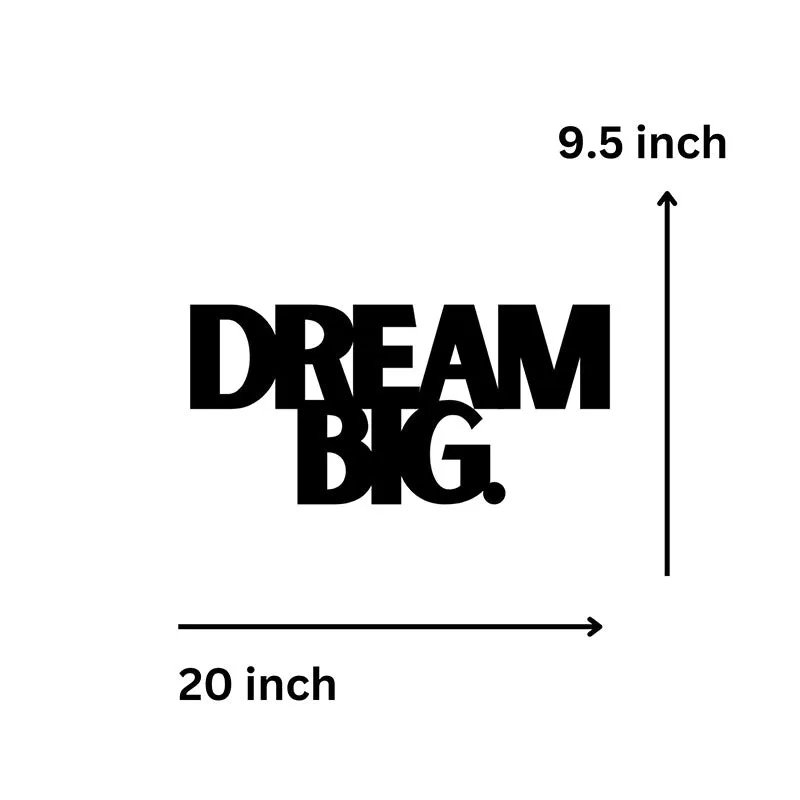 Dream Big Iron Wall Accent media 5