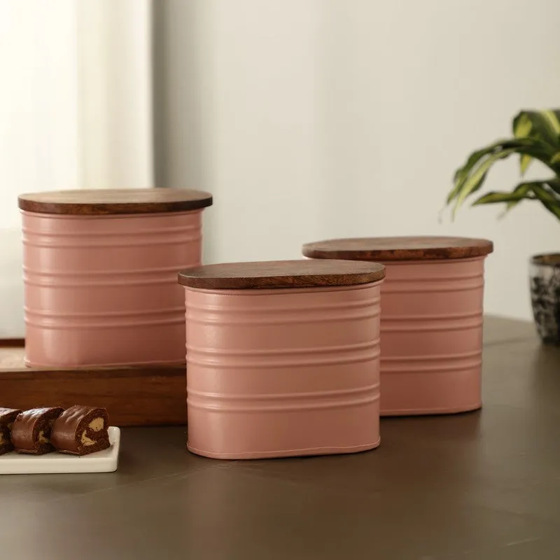 Pantry Pal Containers (Pink,1000 mL Each) - Set Of Three media 3