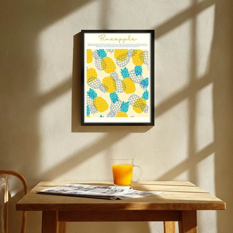PineappleFarm Archival Canvas Wall Art - Black media 1