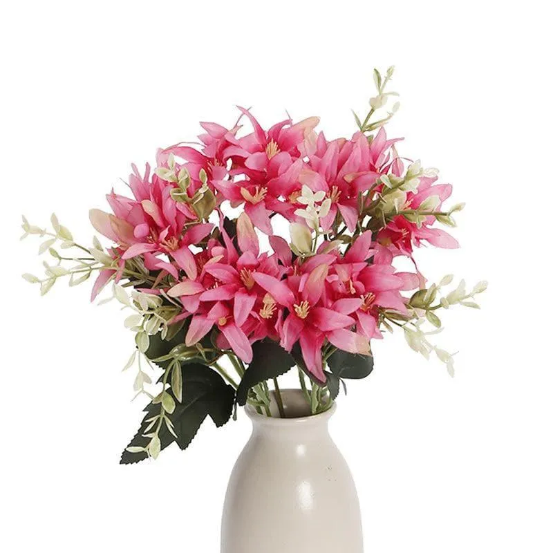 Faux Lily Bunch (Pink) - Set Of Two media 4
