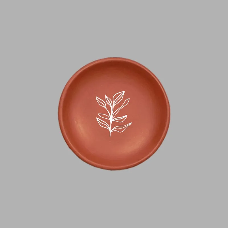 Earthy BloomsTerracotta Wall Plate - Set Of Six media 3