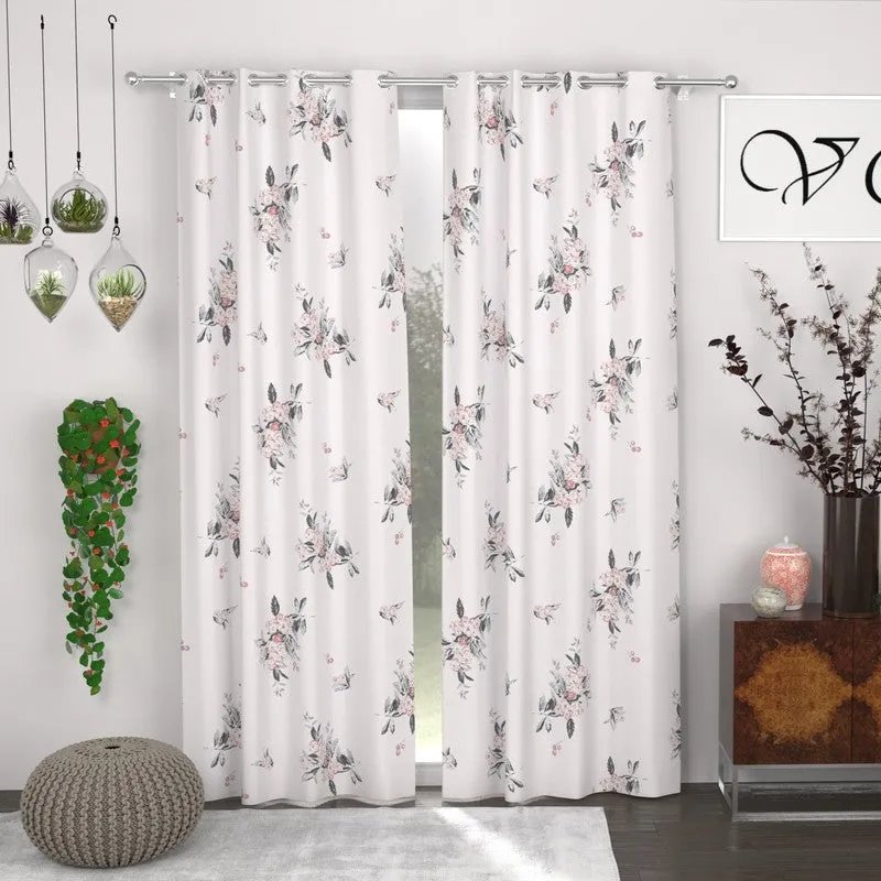 Floral Aura Curtains - Set of Two media 1