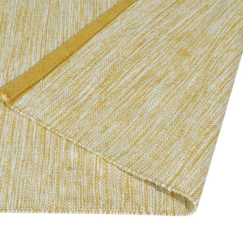 Artivine Cotton Runner Rug - Yellow - 5
