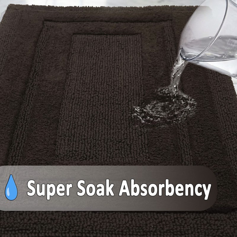 Aqualoom Anti skid Bath Mat  - Brown media 7