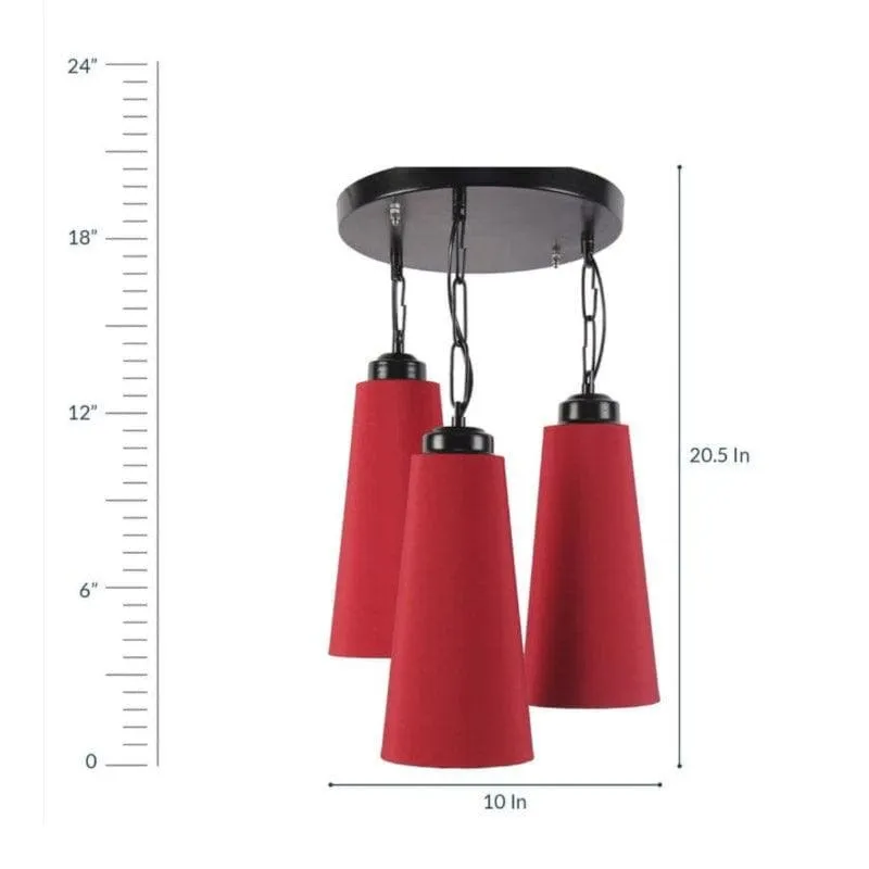 Ambra Ceiling Lamp - Red media 4