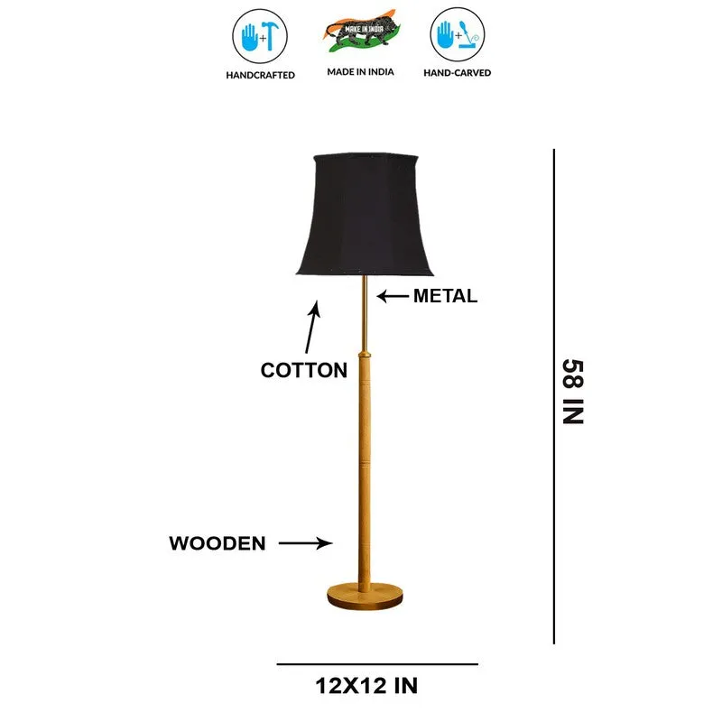 Horizon Beam Wooden Floor Lamp - Black media 8