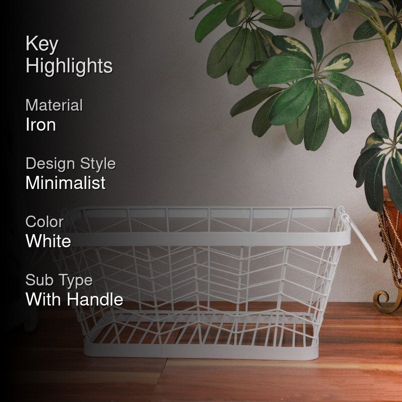 Tidy Trove Iron Storage Basket media 2