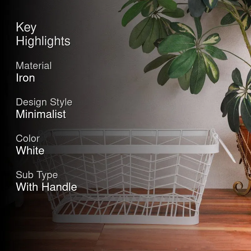 Tidy Trove Iron Storage Basket media 2