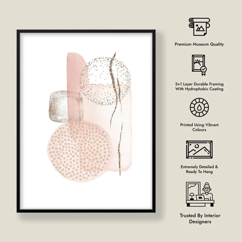 Rosy Freckles Framed Canvas Wall Painting media 7