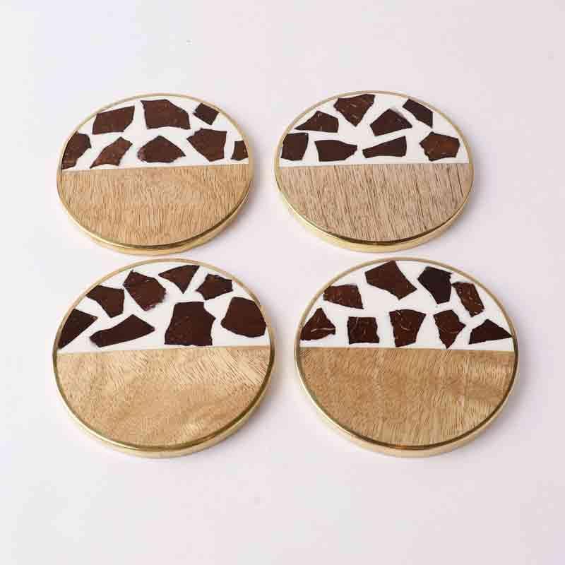 Animal Print Wooden Coaster - Set Of Four media 5