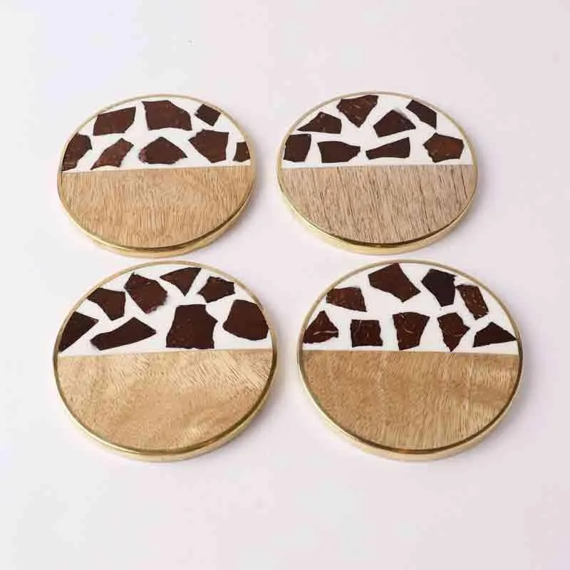 Animal Print Wooden Coaster - Set Of Four media 5