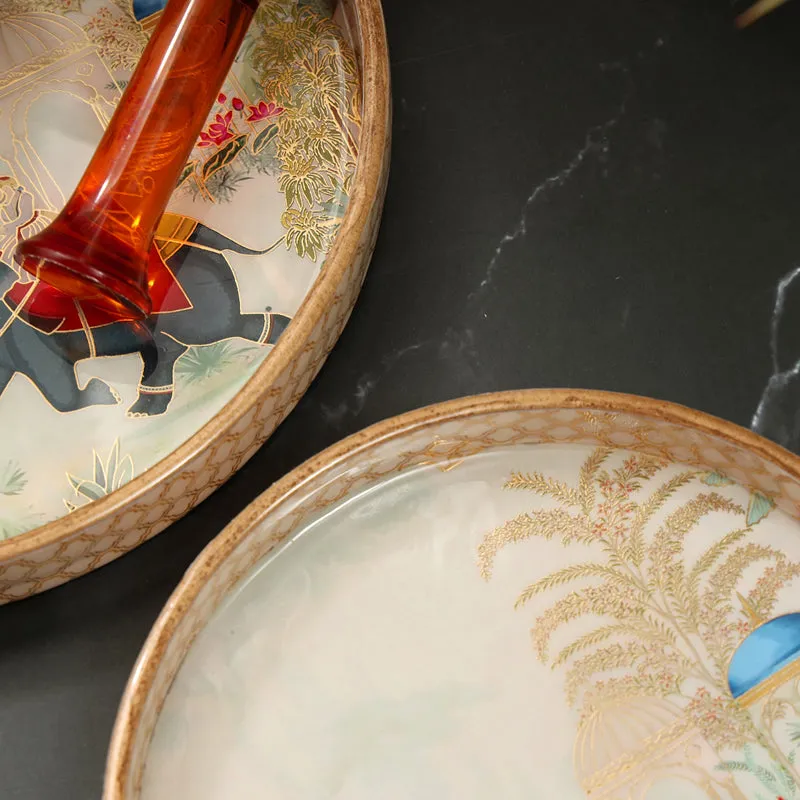 Royal Haathis Round Serving Tray - Set Of Two media 5