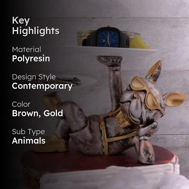 Chester Chic Painted Polyresin Show Piece - Copper media 2