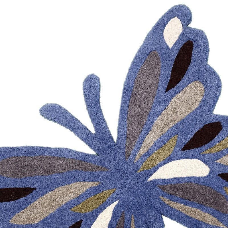 Butterfly Haven Tufted Wool Carpet media 5