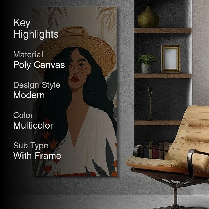 Gypsy Woman Wall Painting media 2