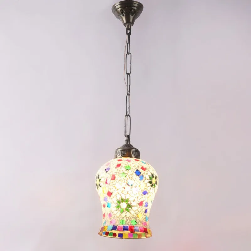 Mosaic Shine Glass Ceiling Lamp media 3