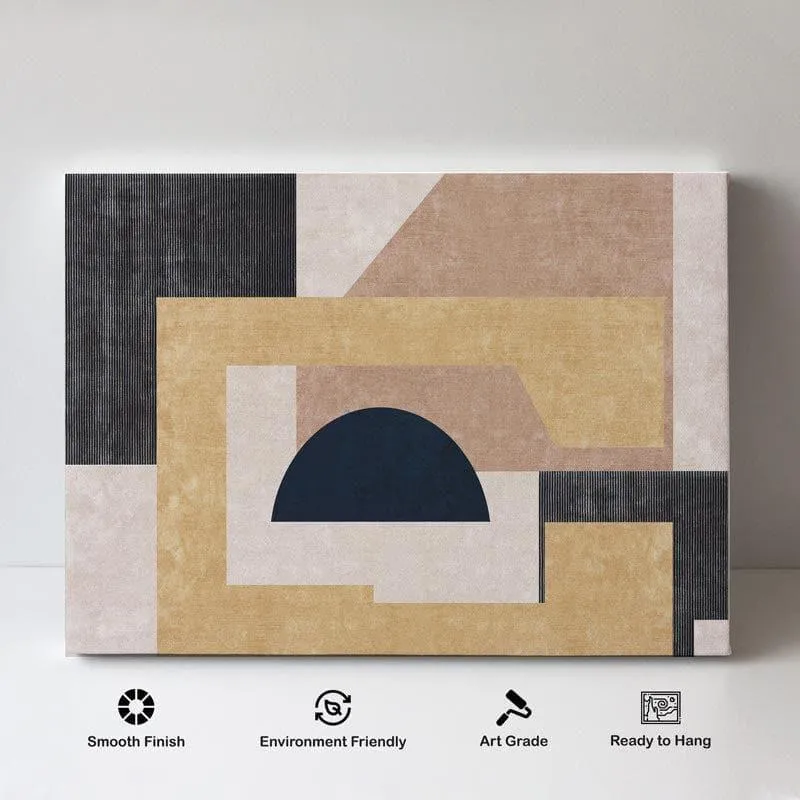 Geomtry Merge Canvas Wall Painting - Gallery Wrap media 4