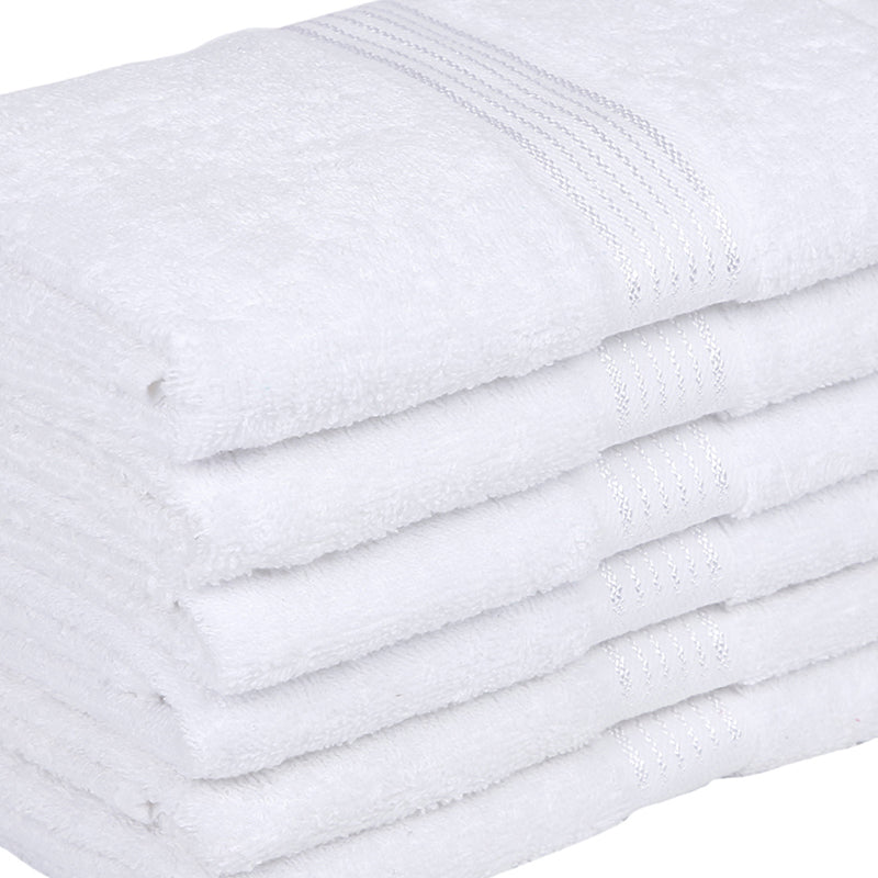 Eva Quick Dry Hand Towel (White) - Set Of Six media 4